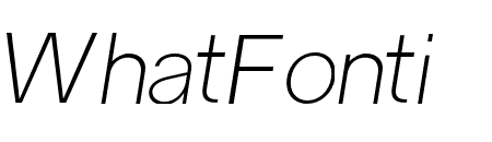Luxora Grotesk Thin Italic