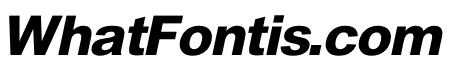 Thoren Sans Heavy Italic