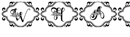 Zahiya Monogram Deco Frame