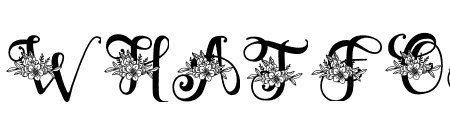 Zahiya Monogram Flower