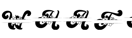 VintageQueenMonogram Split
