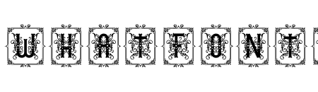 TCircusShow Monogram Deco Fram