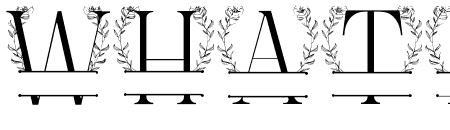 Sweet Blossom Line Monogram