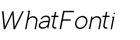 Kinetic Light Italic