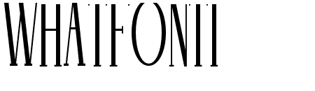 Winter Sounds High Serif Regular