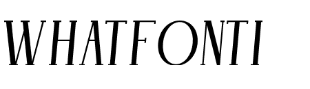 Winter Sounds Serif Italic Regular