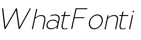 NsaiExtraLightItalic