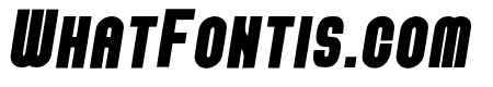 Vanguard Bold Italic