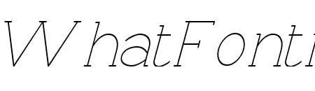 Progue Thin Italic