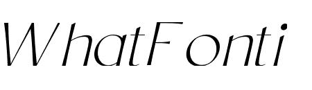 Chopard ExtraLight Italic
