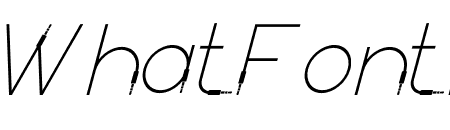 Light Cable Italic