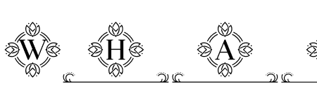Tulip monogram