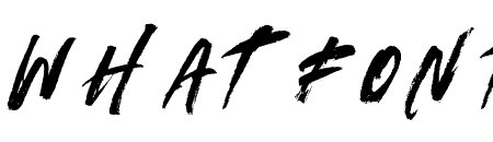 Outback Brush Font Italic Outba