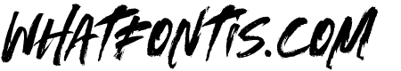 . Outback Brush Font Regular