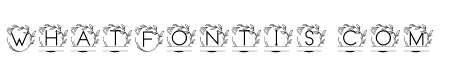 monogram vine letter