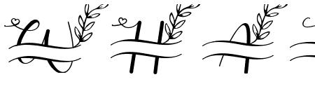 Sweet Flower Monogram
