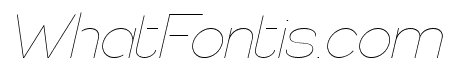 Quostige Flatted Thin Italic