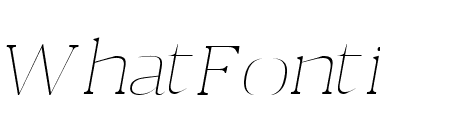 Aaron Thin Italic
