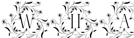 Sweet Cherish Monogram