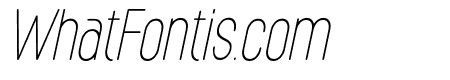 Giola Thin Italic