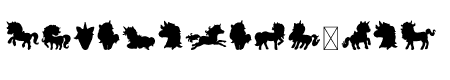 Unicorn Party Silhouette