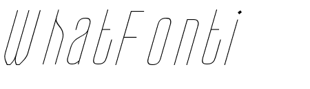 CONICALCONDENSEDThin-Italic