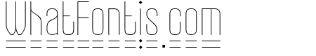 CONICAL CONDENSED Thin Underline