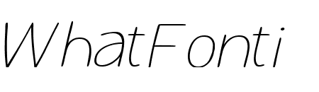 Mousseline Pro Thin Italic