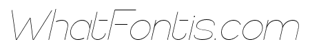 Rounded Quostige Thin Italic